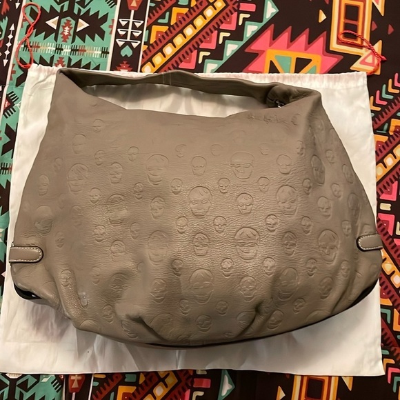 Alexander McQueen Handbags - Alexander McQueen EXTREMELY RARE large skull hobo purse​​​